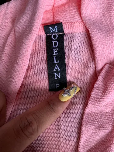 Blusa Rosa Modelan Crochê 