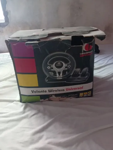VOLANTE GAMER LEADERSHIP + PEDAL ? FUNCIONANDO 100%