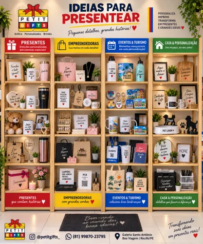 variedade de Ideias para Presentear