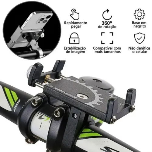 Suporte de Celular para Moto e Bicicleta Resistente