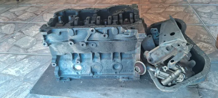 Bloco motor AP 2.0 com eixo Virabrequim, pistões e bielas.