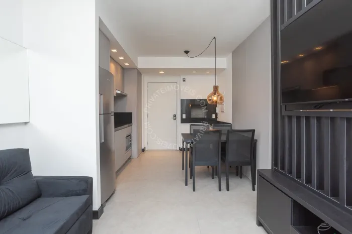 Apartamento mobiliado para alugar no Jardim Europa com 1 quarto (suíte)