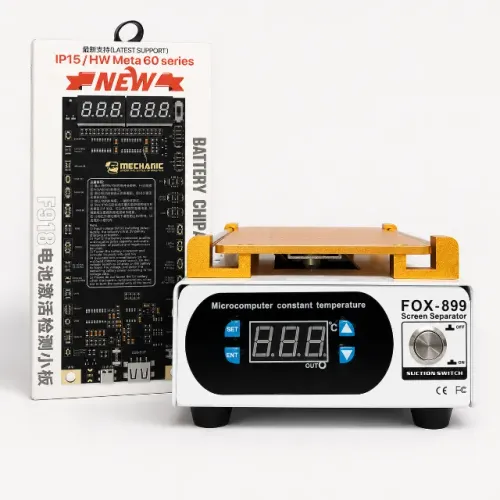 Kit Assistência Técnica Celular | Separadora FOX-899 + Mechanic F918