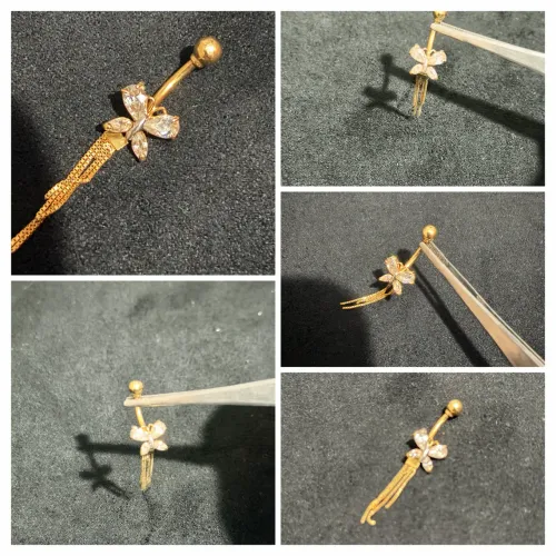 Piercing em ouro18k