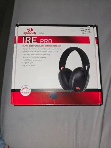 Headset Fone de Ouvido Redragon H848 IRE PRO na caixa