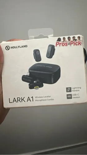 Microfone Lark m1 Hollyland completo