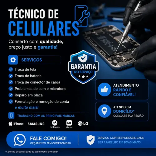 Se o seu celular é o problema, eu sou a solução 