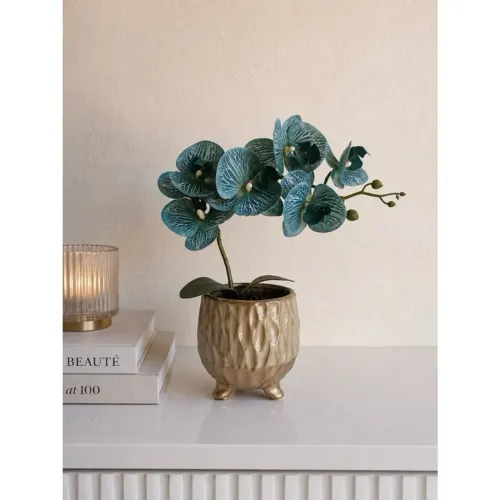 Arranjo de orquídea artificial
