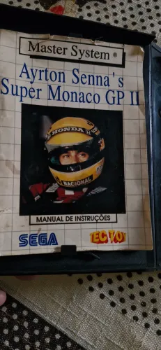 Jogo Master System Ayrton Senna Super Monaco