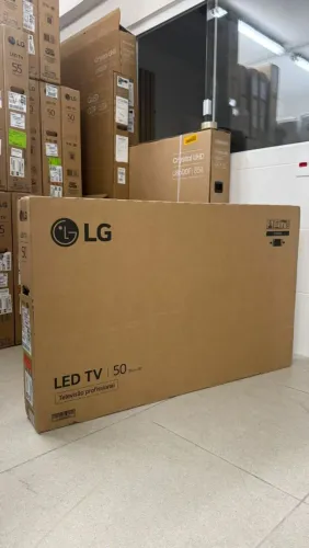 Smart tv LG 50 polegadas 4k controle smart magic nova