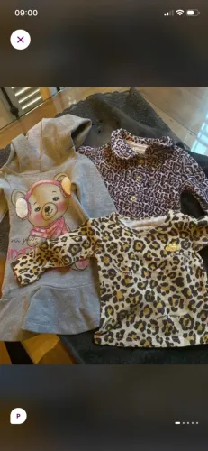 Lote roupa bebê menina