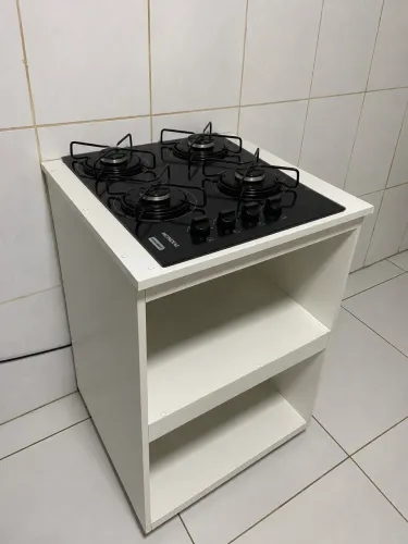 BANCADA PARA COOKTOP (com rodas)