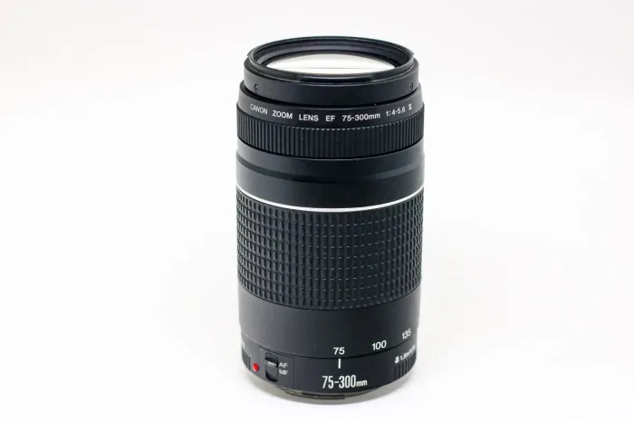 Lente Canon EF 75-300mm f/4-5.6 III - LIMPA E REVISADA