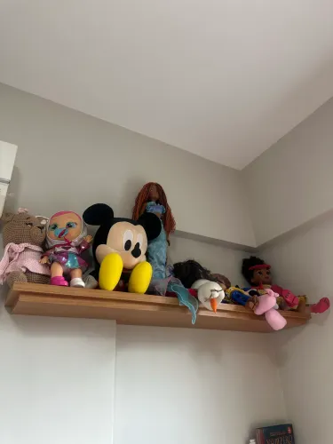Estante / Nicho de Parede em Madeira - Ideal para Quarto Infantil