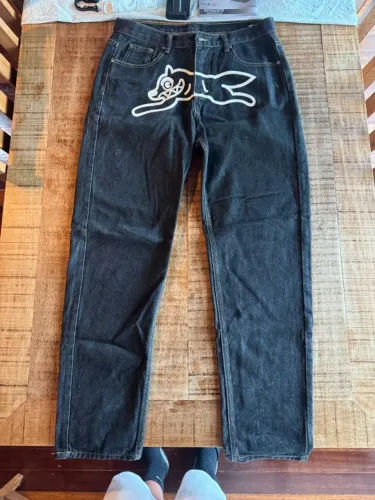 calça jeans human race x billionaire boys club