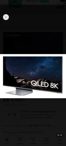 Tv 75 Samsung smart 8k Qled mini led