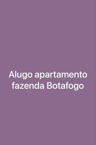Alugo apartamento fazenda Botafogo