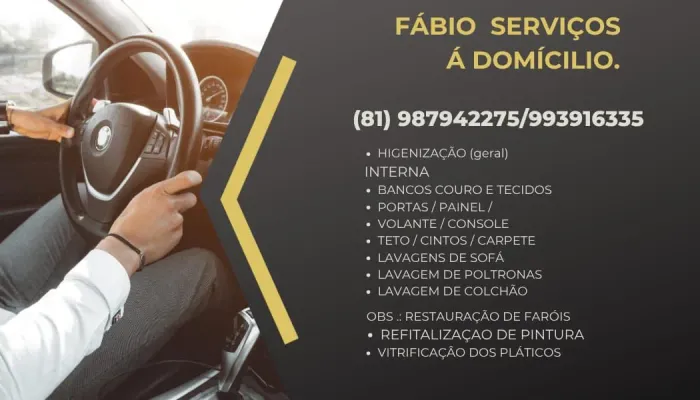 Lavagem e detalhamento Automotivo