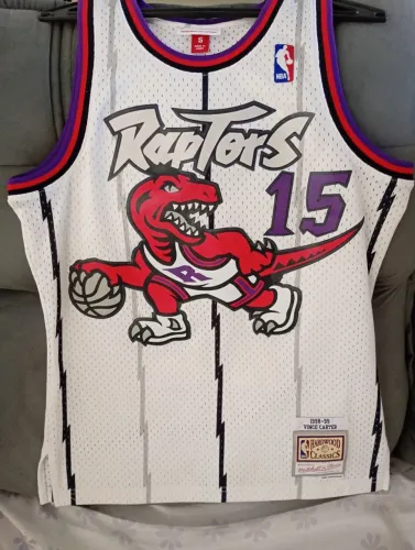 Camisa regata Jersey Toronto raptos Vince Carter 15 original