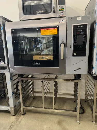 Forno Combinado Higienização Automática Prática C-MAX EVO 6 Elétrico