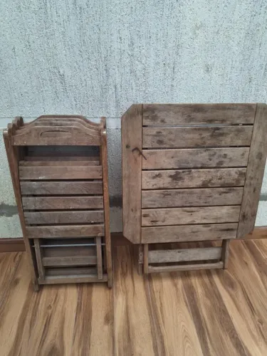Conjunto de mesa dobrável + 4 cadeiras