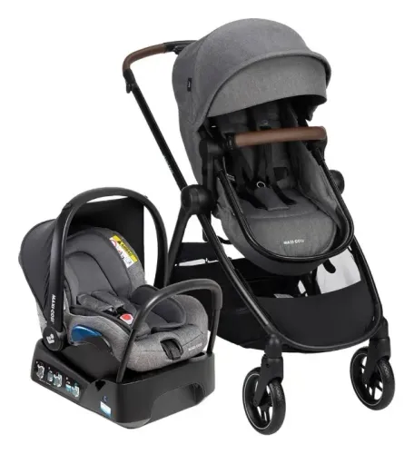 Carrinho e Bebê Conforto Kit Travel System Maxi-Cosi, Anna³ Trio, Select Grey