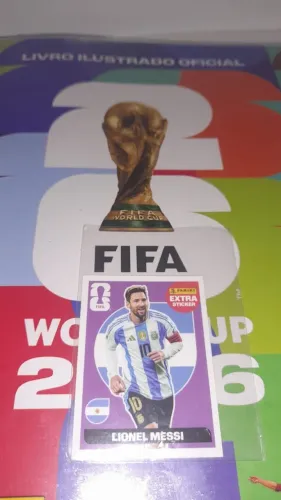 Figurinha Lionel messi extra roxa (regular)