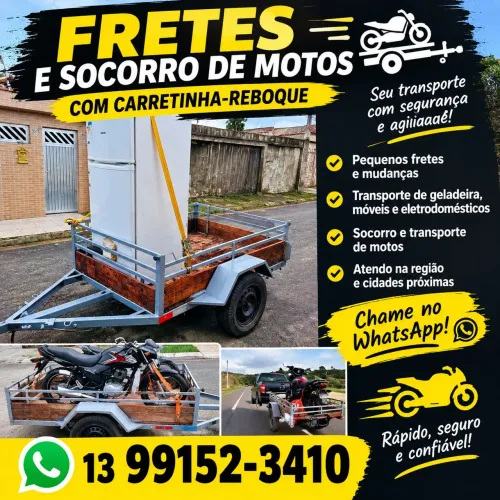 Carreto e Socorro de motos 