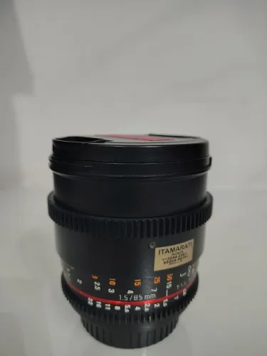 Lente rokinon 85mm cine
