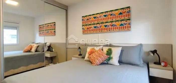 Locação de Apartamento Moderno na Vila Itapura, Campinas-SP: 1 Quarto, 1 Sala, 1 Vaga de G