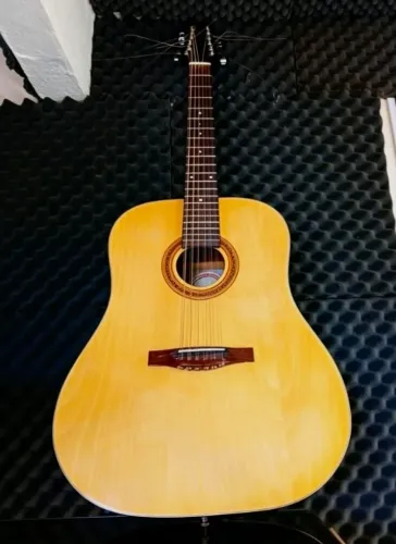 só hoje r$ 900 - violão craviola 12 cordas elétrico - feito por luthier 