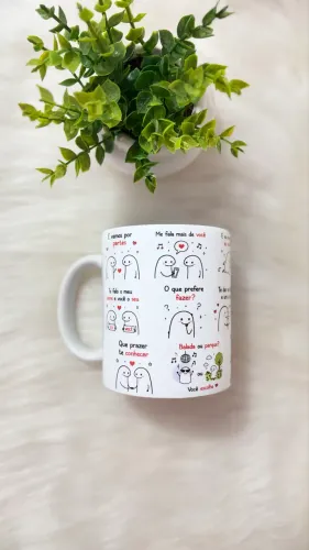 Caneca em Porcelana 