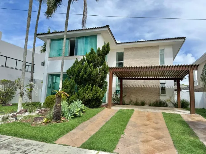 Casa para Venda em Camaçari, Vila de Abrantes (Abrantes), 4 dormitórios, 4 suítes, 5 banhe