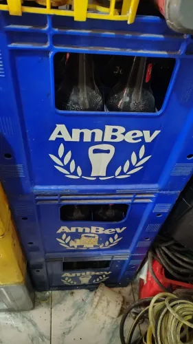 Caixa de cerveja completo de litrão brama, Itaipava, schin