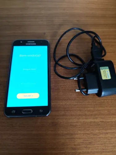 Samsung Galaxy J5 + Carregador ? Barato / Funcionando 100%!  
