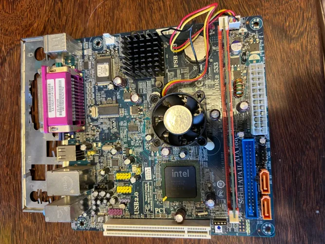 Placa mae intel Atom com 2 gb ram