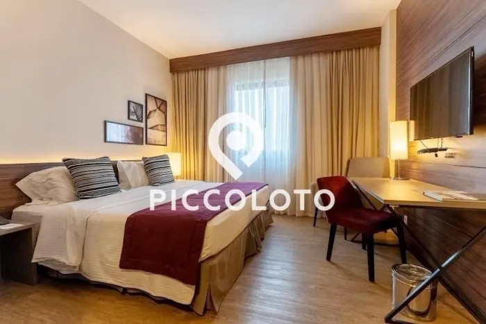 Hotel à venda em Campinas, Jardim do Lago, com 1 quarto, com 25.43 m², Hotel Royal Palm To