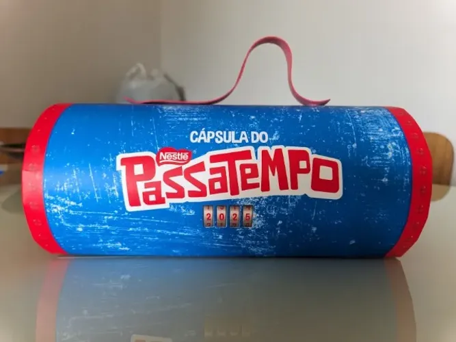 Mini Baú do PassaTempo 2025 Nestlé - Edição Limitada