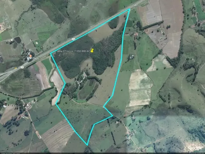 Área de terreno à venda - Roseira SP p/ uso comercial/Residencial com 1.050.000m2, ao lado