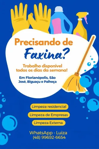 Faxineira/diarista 