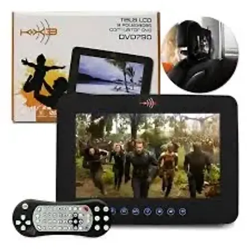 Duas Unidades de Telas portátil LCD KX3 DVD 790 9 USB sd leitor veicular 