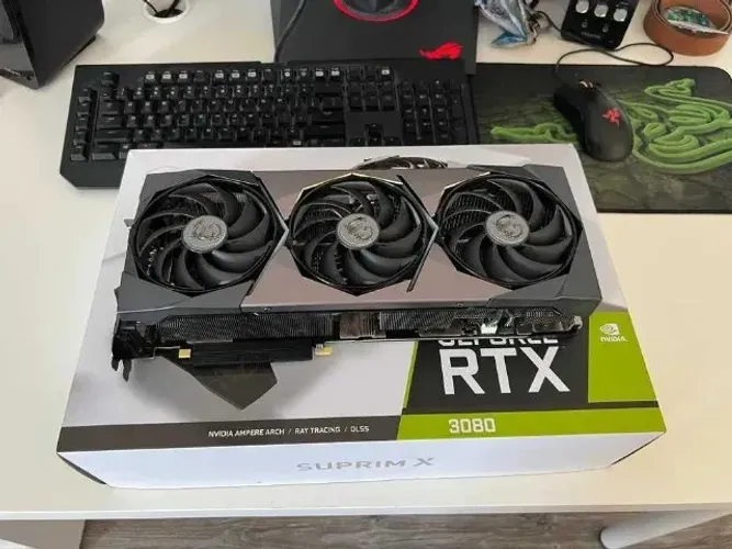 Placa de Vídeo Rtx 3080 Suprim X 10Gb Gddr6X 320 Bit (nao faço envio)