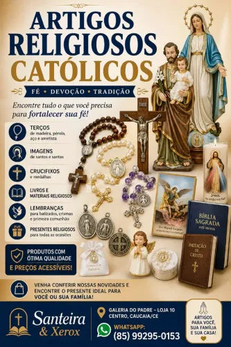 Artigos religiosos e papelaria catolica