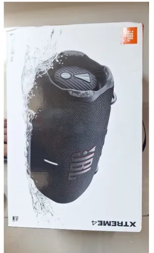 Caixa de Som Bluetooth Portátil Xtreme 4 JBL Cor Preta nova, na caixa