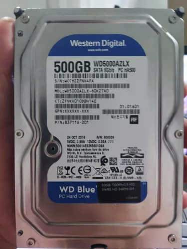 HD 500GB WD Blue
