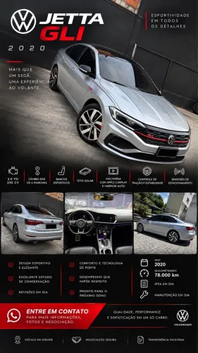 Volkswagen Jetta GLI 350 TSI 2.0 16V 4P Aut. 2020