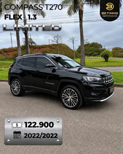 Jeep Compass Limited T270 1.3 TB 4X2 Flex AUT 2022