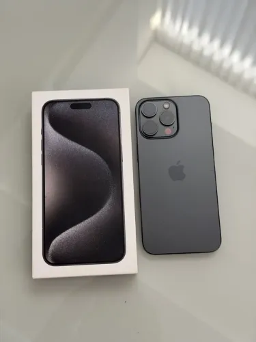 iPhone 15 Pro Max 256gb Preto Impecável 