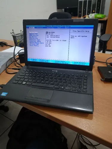 Notebook core i5 CCE info