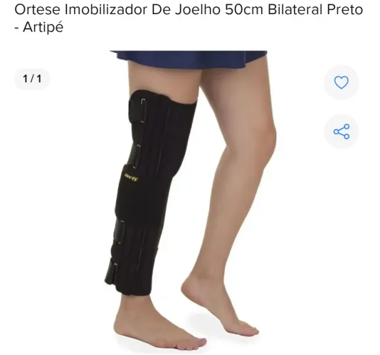 Órtese imobilizador de joelho